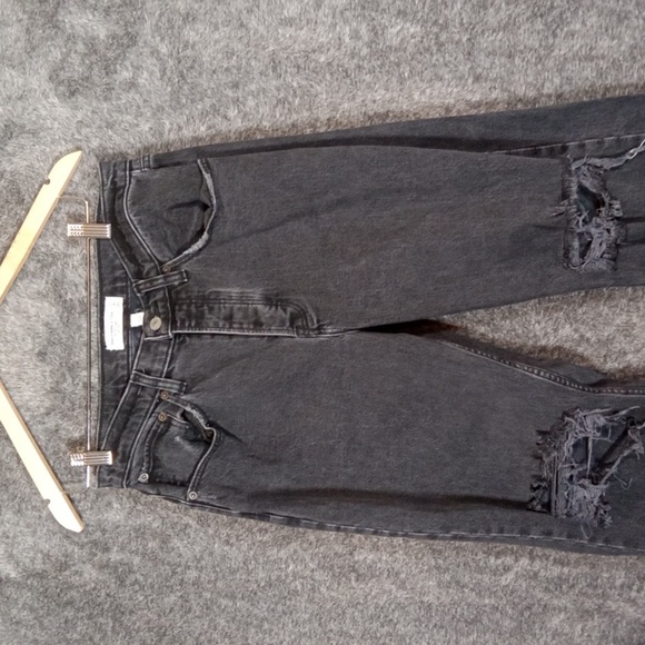 Abercrombie & Fitch The 90s Baggy Curve Love Mid Rise Womens 27 - Picture 2 of 9